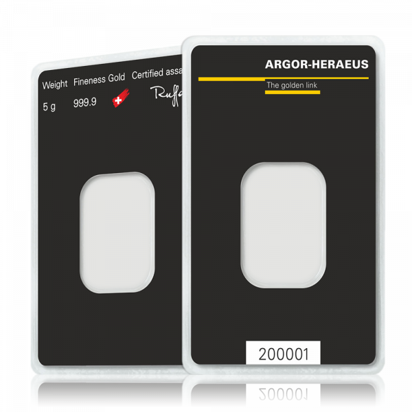 5 Gramm Goldbarren Abheben