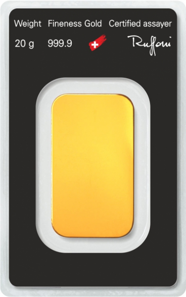 20 Gramm Goldbarren