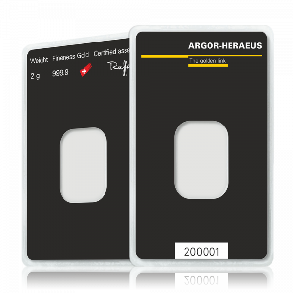 2 Gramm Goldbarren Abheben