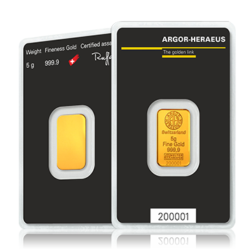 5 Gramm Goldbarren