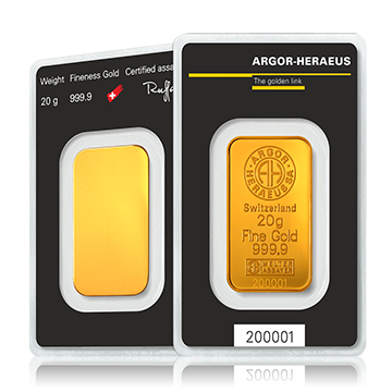 20 Gramm Goldbarren